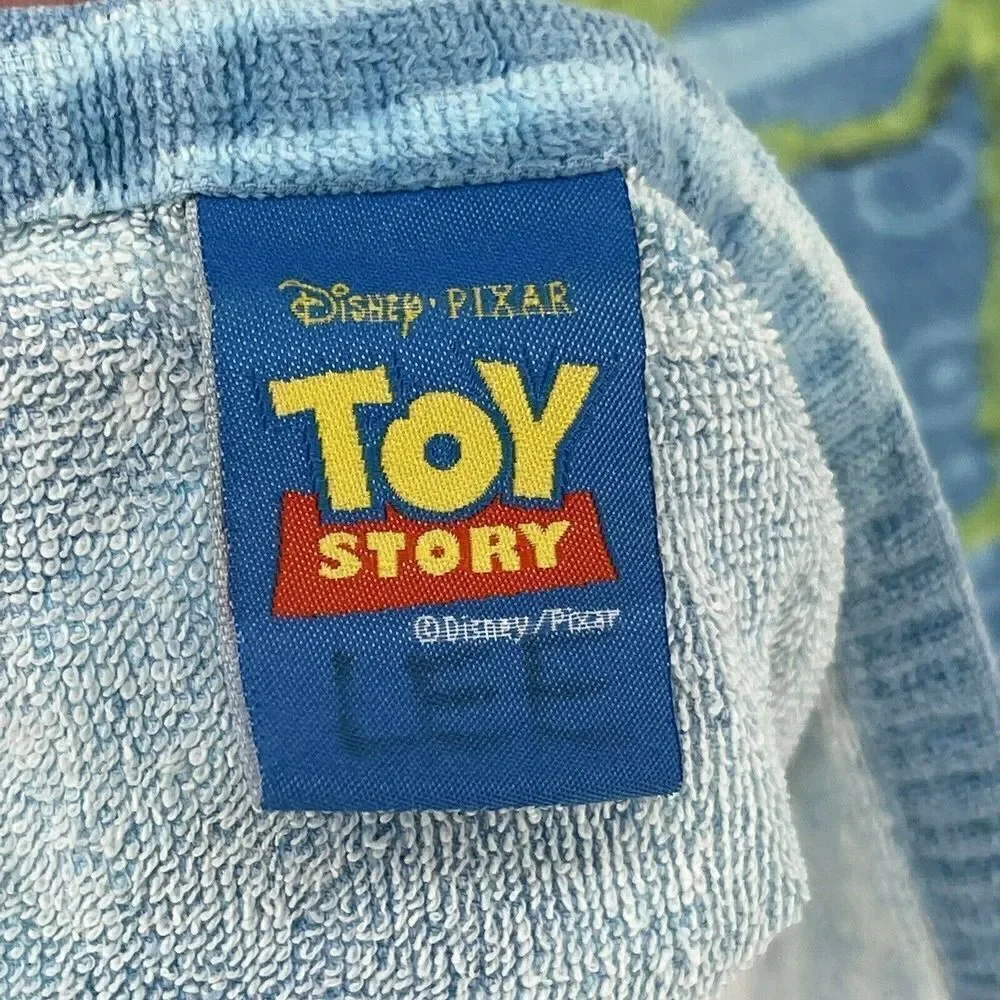 Toy Story Towel Vintage 90s Original Disney Pixar Beach Bath Terry Buzz Woody